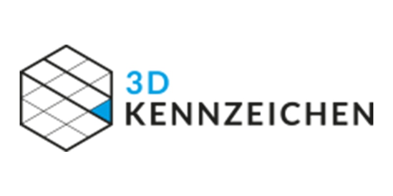 3D Kennzeichen Logo