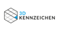 3D Kennzeichen Logo
