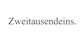 Zweitausendeins Logo