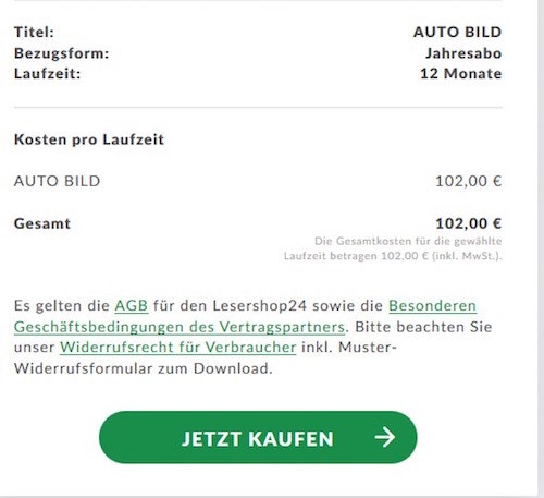 Autobild Gutschein Spar Garantie 21 Sichern Gutscheine De