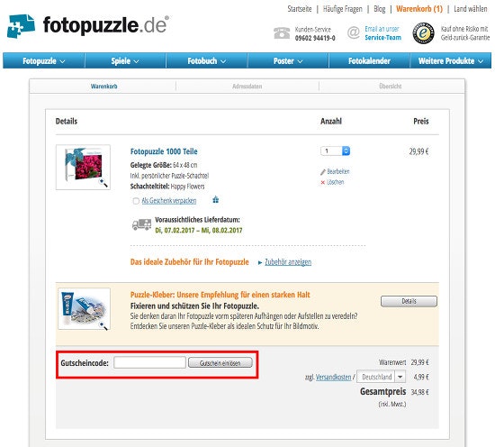 Fotopuzzle Gutschein Auf Alles Jetzt Zuschlagen Gutscheine De