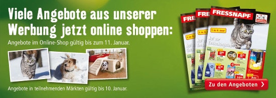 Fressnapf Gutscheine → 8% → Dezember 2020 - Gutschein.de