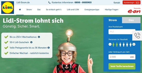 Lidl Strom Gutscheine 250 Januar 21 Gutschein De