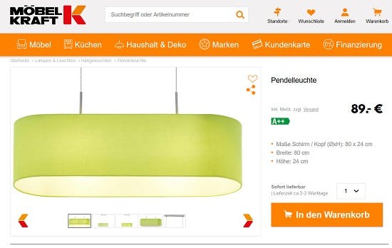 Möbel Kraft Gutscheincodes → 50€ → Juli 2021 Gutschein.de