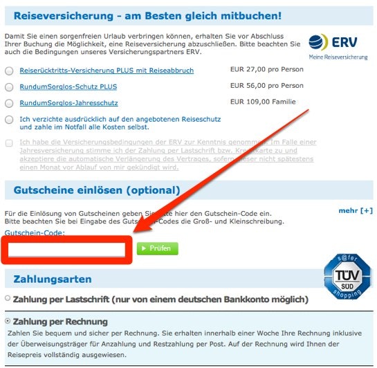 Neckermann Reisen Gutschein Spar Garantie Sichern Gutscheine De