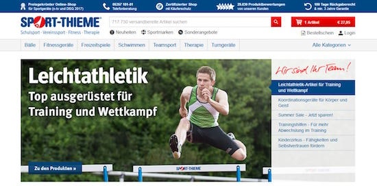 Sport Thieme Gutscheine 10 April 2021 Gutschein De