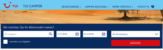 Tui Camper Gutscheine Jetzt Sparen Januar 2021 Gutschein De