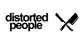 Distorted People Logo