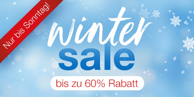 geschenkidee.ch: Winter Sale: bis 60% Rabatt