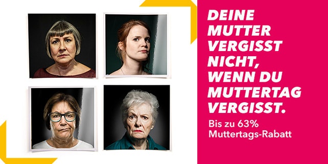 myposter.ch: Bis zu 63% Muttertags-Rabatt