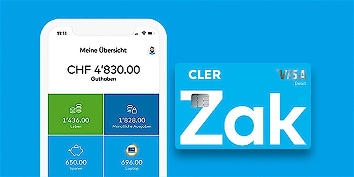 Zak – Bank Cler: CHF 60.- Startguthaben