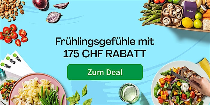 HelloFresh: Bis zu 175 CHF Rabatt